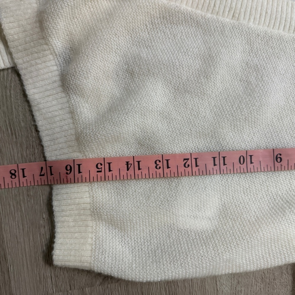 Scanlan Theodore Cream Tie-Front Cardigan - Picture 11 of 11